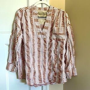 Ace & Jig Lizzie shirt in Chalk, summer 20